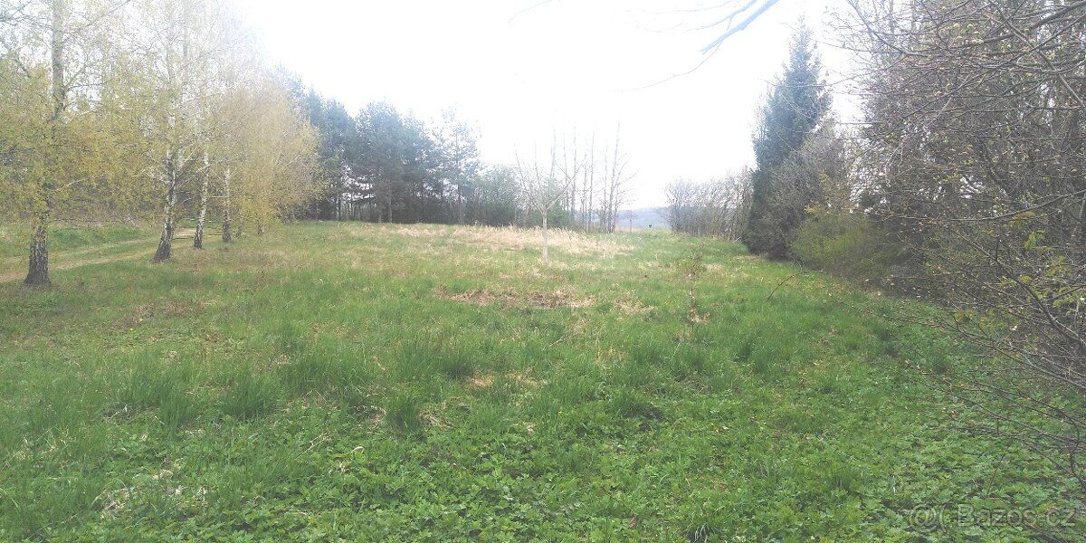 Prodám 1500m2 mírný jižní svah, stavební povolení, všechny s