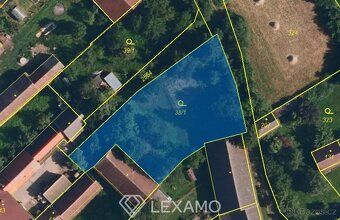 Ewidencyjny nr 00304 Sprzedaż gruntu budowlanego 1 287 m² – Martínkov,