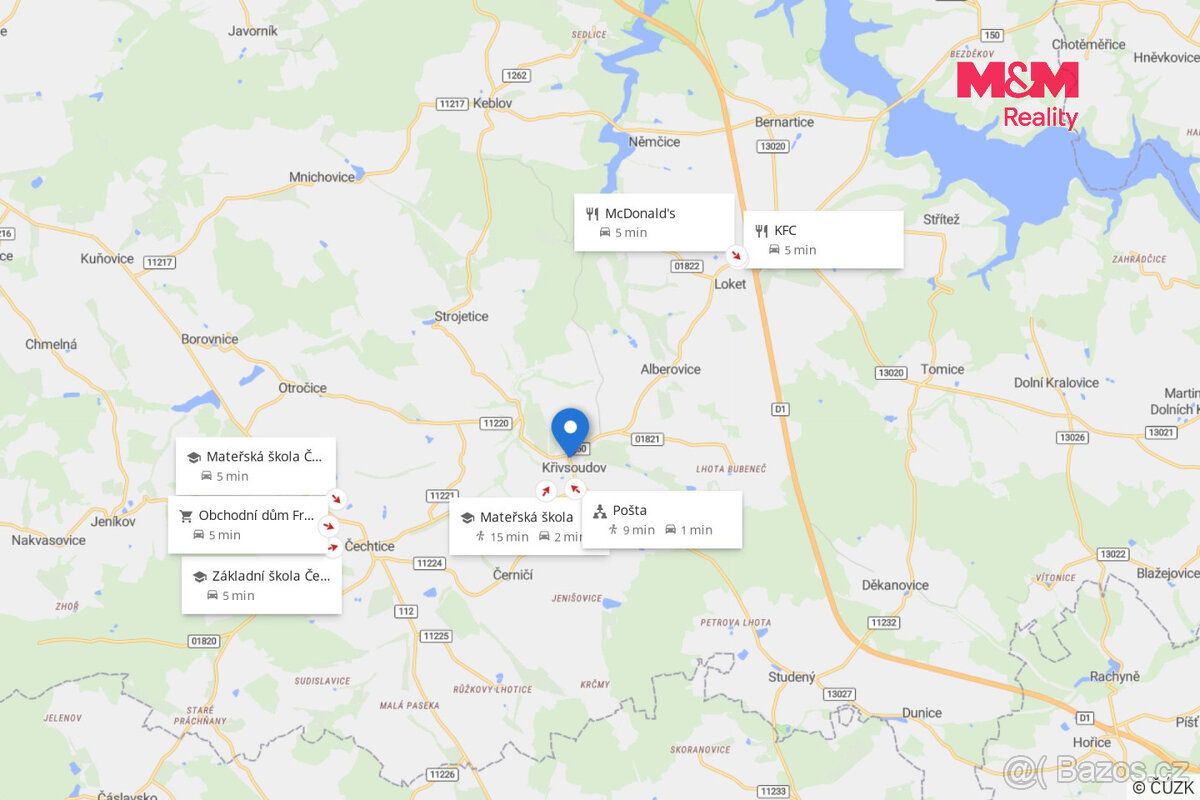 Nabízíme k prodeji stavební pozemek o výměře 980 m² v katast