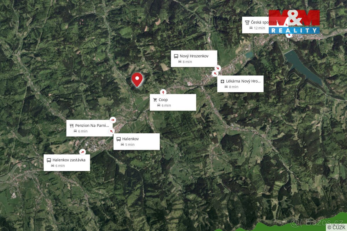 Nabízíme k prodeji soubor pozemků o celkové výměře 32112 m2.