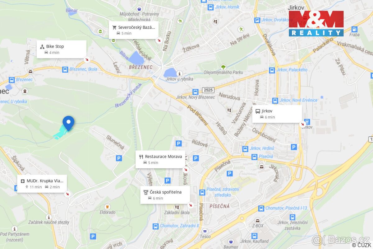 Nabízíme k prodeji pozemky v katastrálním území Březenec, id