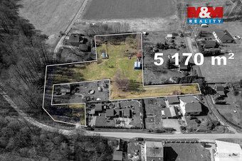 Nabízíme k prodeji soubor pozemků, z celkové výměry 5 170 m2