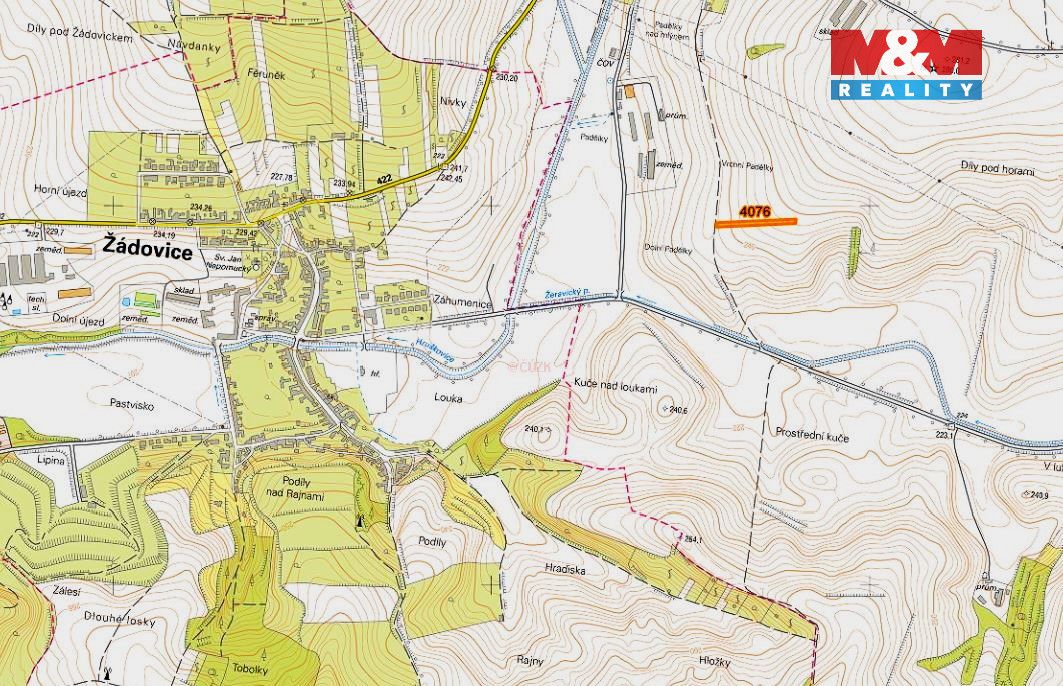 Prodej pozemku o výměře 819 m2 v katastru obce Ježov. Jedná 