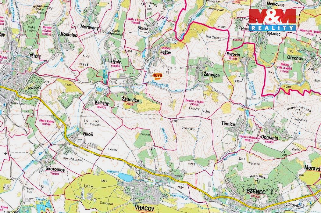 Prodej pozemku o výměře 819 m2 v katastru obce Ježov. Jedná 