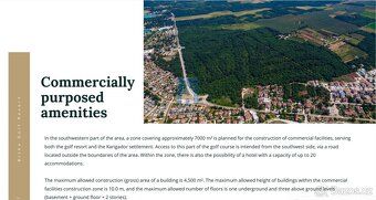 Obec Brtonigly B i s k a G o l f R e s o r t Developerský pl
