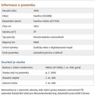 Ponuka na predaj murovanú garáž v Havířove, ktorá sa nachádza vo veľmi dobrej lokalite medzi OC Tesco a…