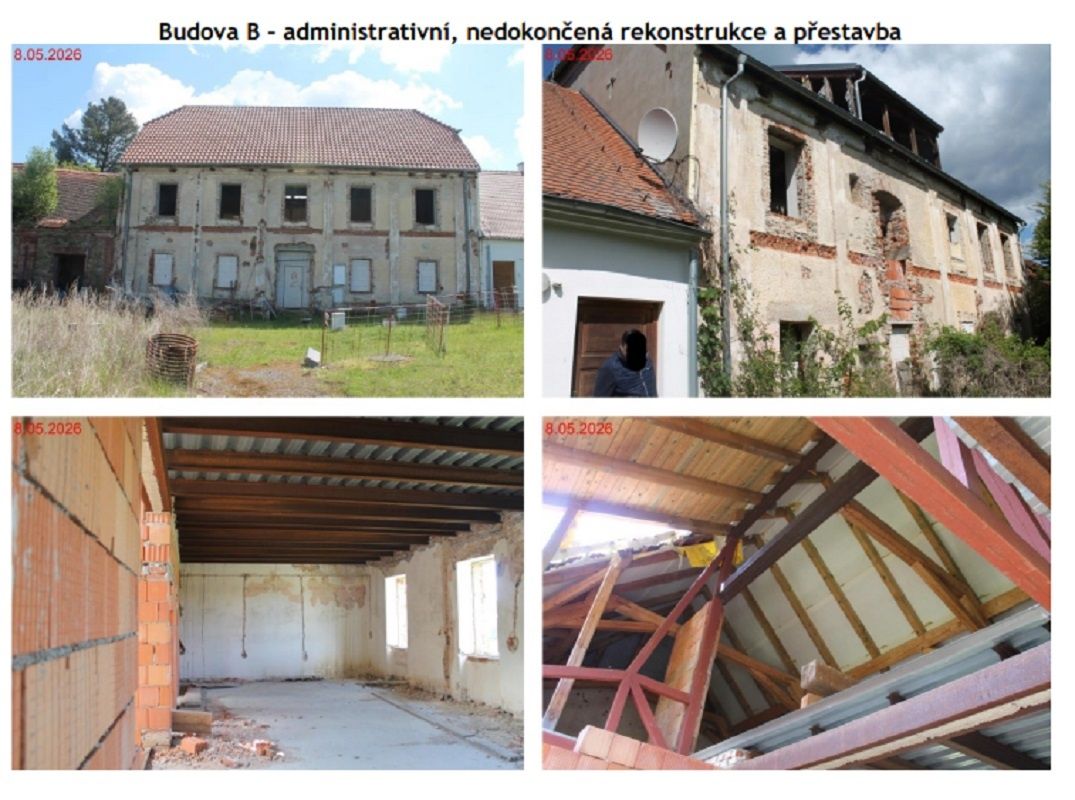 Předmětem dražby je soubor nemovitých věcí v katastrálním úz