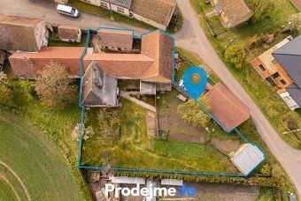 Ev.č. 100167-1 Dům se stodolou, hospodářskými stavbami a vel