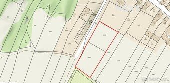 Investiční stavební pozemek 4 087 m² – Milostín | až 4 rodin