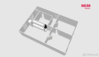 Nabízíme k pronájmu krásný byt 2+1 o užitné ploše 56 m², nac
