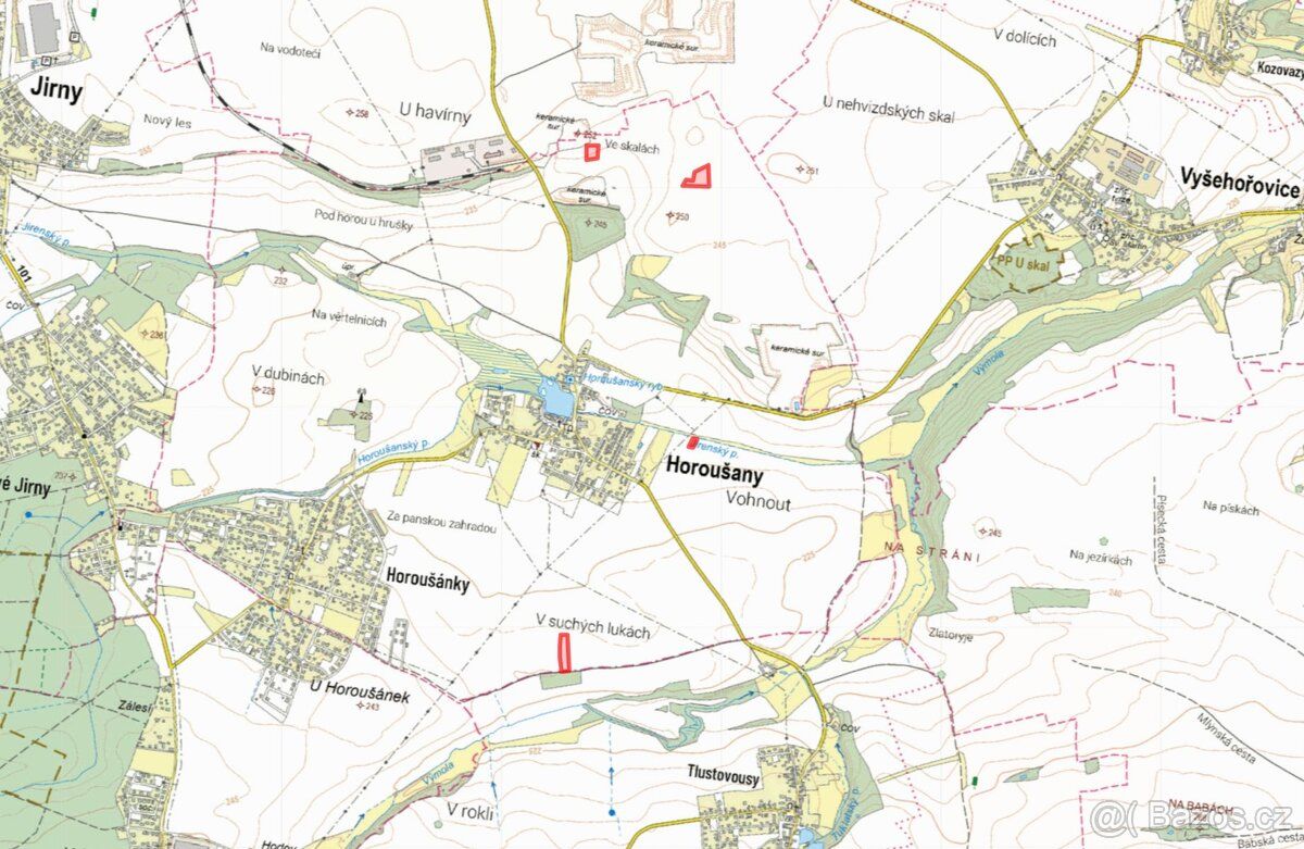 V katastrálním území Horoušany (okres Praha-východ) nabízím 