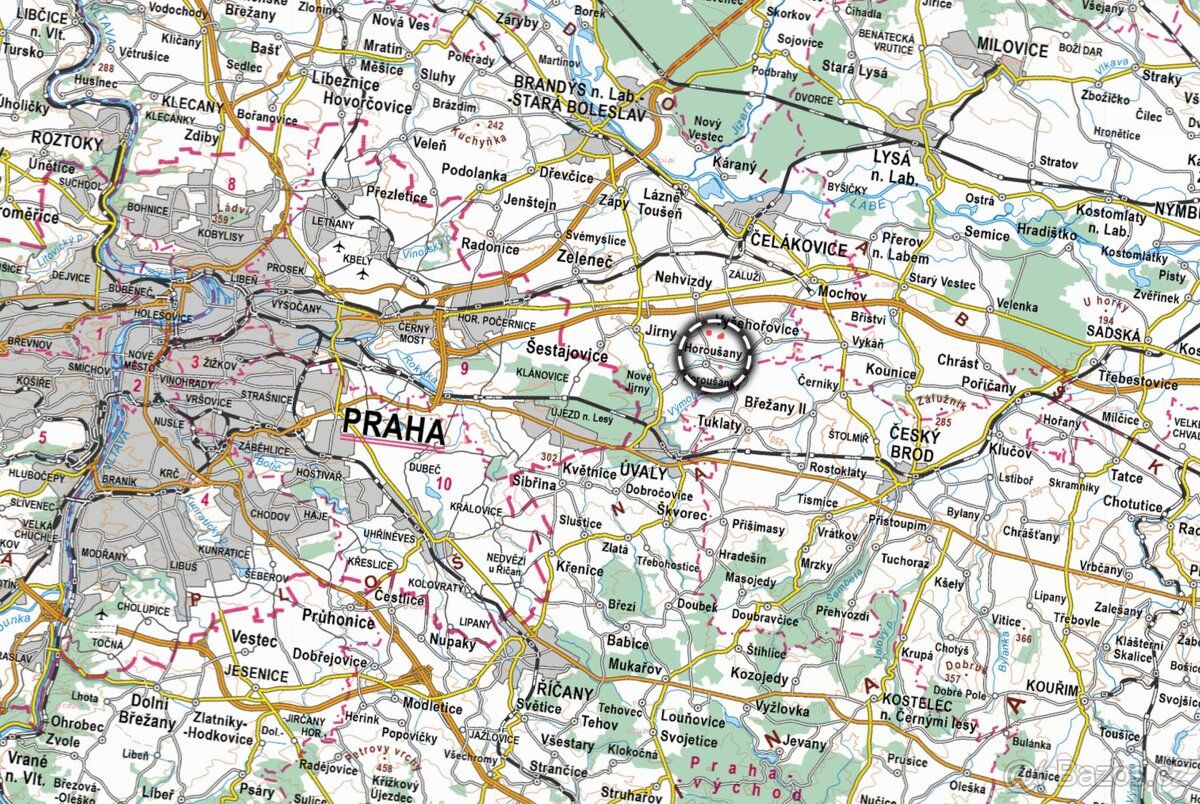 V katastrálním území Horoušany (okres Praha-východ) nabízím 