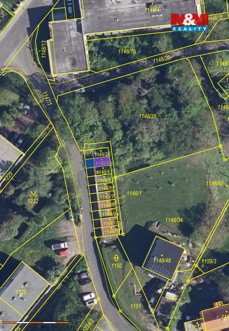 Exkluzivně nabízíme prodej garáže o ploše 17 m² v ulici Novo
