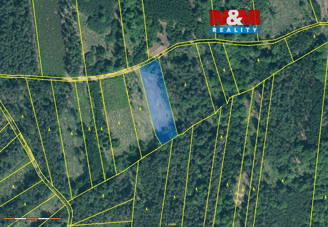 Prodej lesního pozemku o výměře 5033 m2. Jedná se o jedno čí