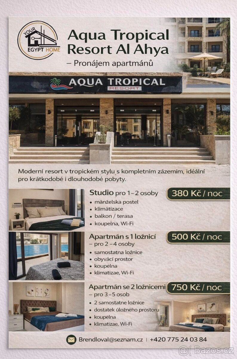 Pronájem apartmánu Egypt - Hurghada Resort Tropical, Palma r