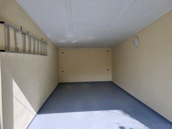 The garage is near the university dormitories. It has been