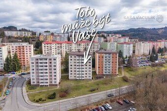 Prodám byt 2+1 Vsetín Trávníky, 4. Patro bez výtahu, původní