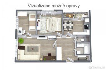 There aren't many 2+1 apartments like this one in