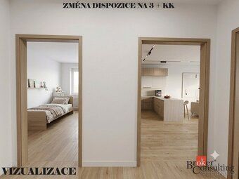 Prostorný byt 2+1, 72 m², s potenciálem přestavby na 3+kk, P