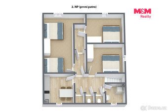 We sell two flats with garden about 463 sqm in Mariánské