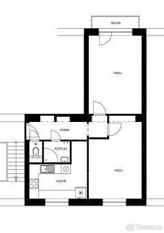 We offer rental of a student apartment 2+1, Brno, at Hlinky