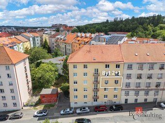 Sale of bright apartment 2+1 in a brick house, Prague 9