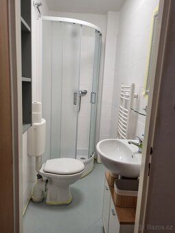 We offer an unfurnished apartment 1+1 for rent in the