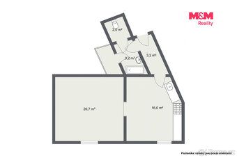 We sell spacious apartment 2+KK with its own balcony in