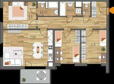 Hello, I offer an apartment 1 + kk 35 sqm in Liberec at
