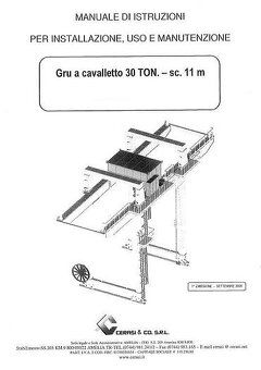 cena za 1 sztukę 65000,00 € Suwnica bramowa marki CERASI & C