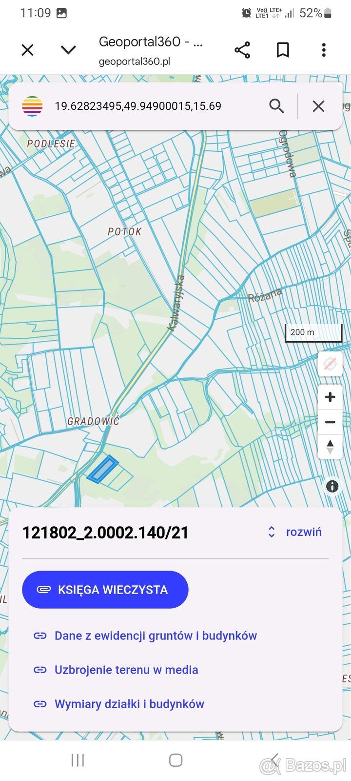 Sprzedam działkę budowlaną 30 arów, 34-114 Brzeźnica, Brzezi