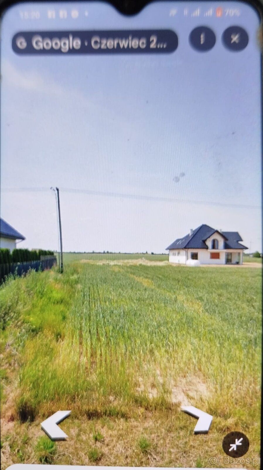 Sprzedam działkę w dobrym punkcie 1800 m od Kowala ,obok pob