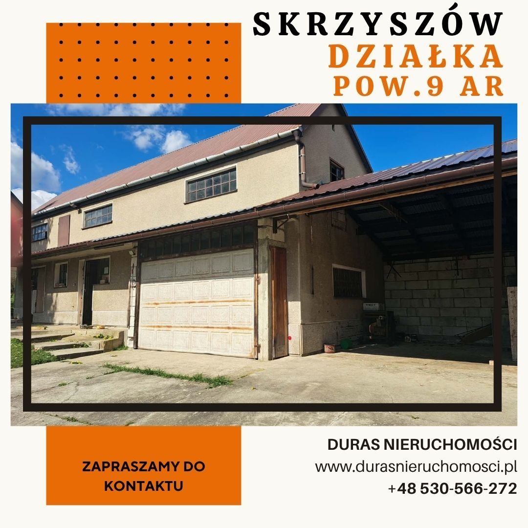Oferujemy do sprzedaży działkę budowlaną w msc. Skrzyszów.
D
