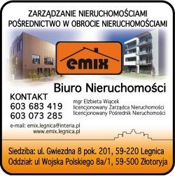 EMIX Biuro nieruchomości posiada w ofercie sprzedaży działkę
