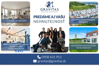 GRAVITAS vám ponúka predaj úplne nový moderný 3,5-izbový byt