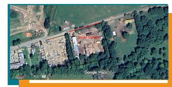 Priestory - Prenájom hosp. stavba 170 m2 + pozemok 2500 m2.
