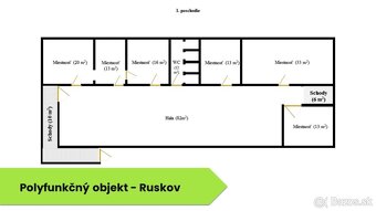 Ponúkame na predaj dvojposchodový polyfunkčný objekt v obci 