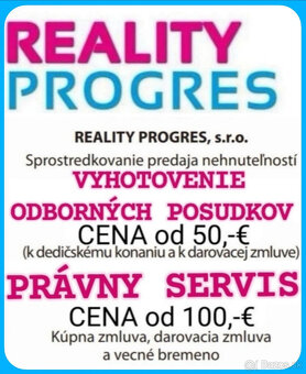 REALITY PROGRES PONÚKA NA STAROTURANSKÝCH KOPANICIACH STARŠÍ