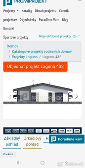 Predám projektovú dokumentáciu rodinného domu od Promiprojek