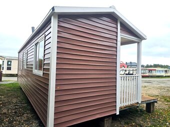 Mobilný dom /8 x 3 m/ 3 izbový s TERASOU.komplet zariadený, 