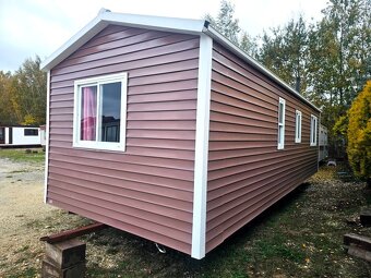 Mobilný dom /8 x 3 m/ 3 izbový s TERASOU.komplet zariadený, 