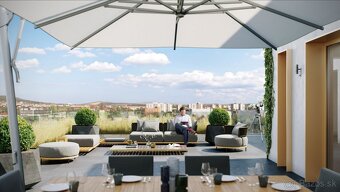 Dám do prenájmu 4 izbový penthouse (strešný byt) s 3 parkova