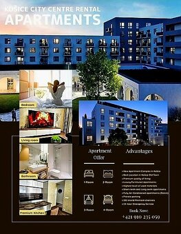 🔥 POSLEDNÝ VOĽNÝ APARTMÁN V CENTRE KOŠÍC – OD 850 €/MESIAC! 