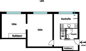 Ponúkame Vám na predaj útulný 2-izbový byt 48 m² v Bratislav