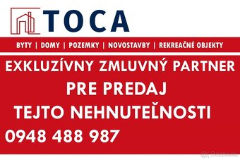 TOCA real – EXKLUZÍVNE LEN U NÁS - predaj novostavby veľkého