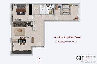 GH Real ponúka na predaj čiastočne zrekonštruovaný tehlový 3