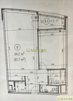 Ponúkame na predaj priestranný 2 izbový byt s nádherným výhľ