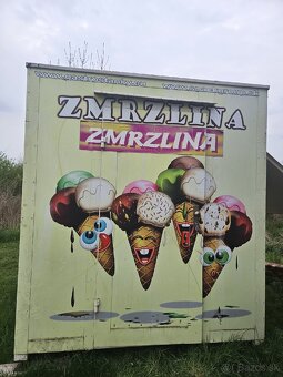 Predám zmrzlinový stánok predáva sa aj zariadenie. Rozmer st