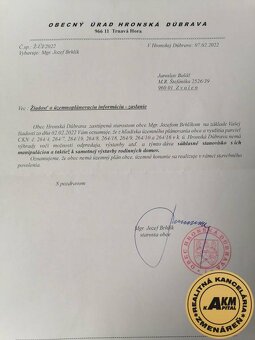 Stavebný pozemok Zvolen, Hronská Dúbrava na predaj. Tento pa