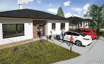 B10 Vám ponúka na predaj nové 4-izbové tehlové rodinné domy 
